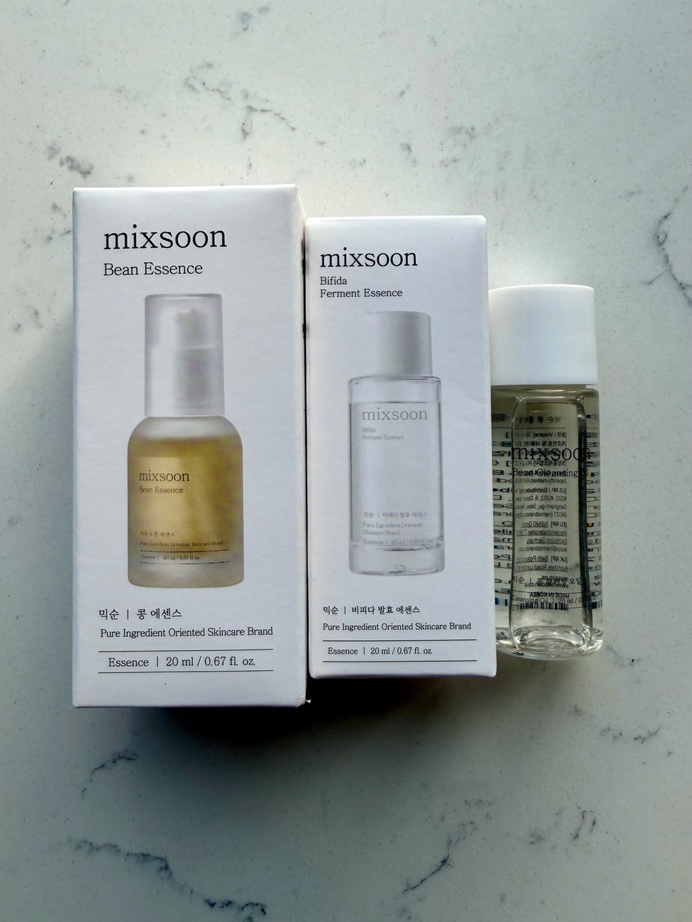 mixsoon Bean Essence + Bifida Ferment Essence + Bean Cleansing Oil